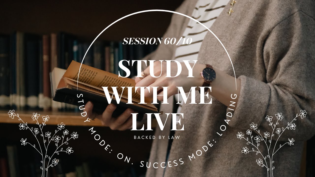 Day 60: Focused Victory: Study with Me Live | 60/10 sessions | Fire Crackers | Backed By Law